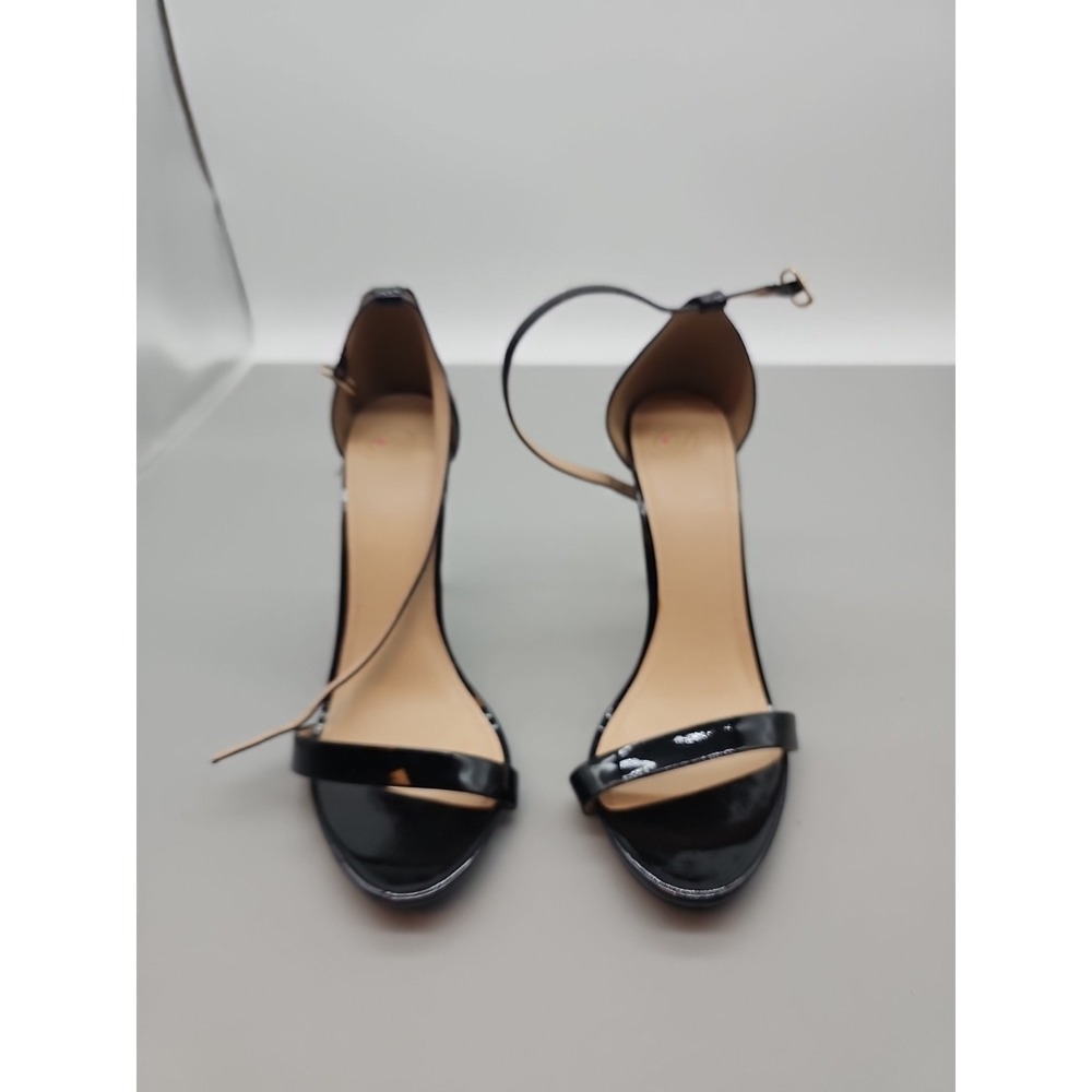 Zabel Chain Link Ankle Strap D'Orsay Pump,‎ Women Dress Shoes Black Sz 10 EUC